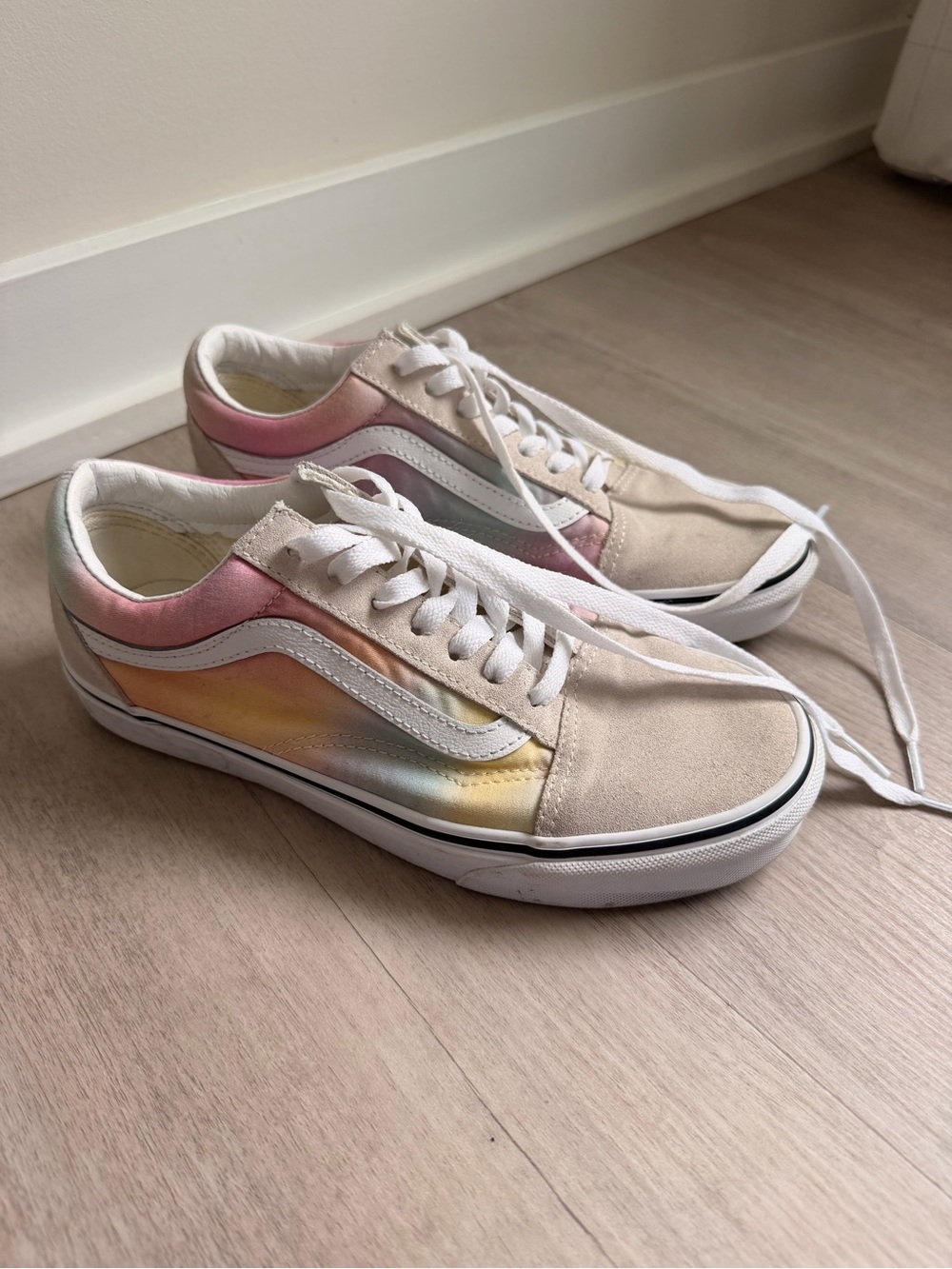 Van’s rainbow low-top sneakers